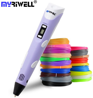 Myriwell 3D Pen LED Display 2nd Generation 3D Printing Pen With 9M ABS Filament Arts DIY Pens For Kids Drawing Tools
