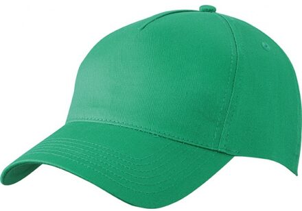 Myrtle Beach 10x stuks 5-panel baseball petjes /caps in de kleur groen voor volwassenen - Voordelige groene caps