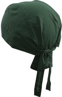 Myrtle Beach Bandana in de kleur donkergroen uni 1