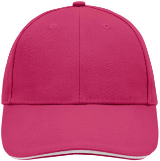Myrtle Beach Baseball cap van 100% katoen - Roze - voor volwassenen - petjes