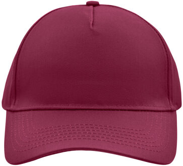 Myrtle Beach Baseball pet - bordeaux rood - cap - volwassenen - katoen