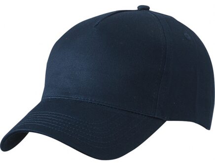 Myrtle Beach Baseball pet/cap 5 panels - 10x stuks - donkerblauw - volwassenen - Voordelige caps - katoen