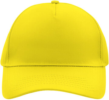 Myrtle Beach Baseball pet/cap - geel - volwassenen - Voordelige caps - katoen