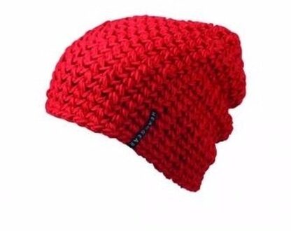 Myrtle Beach Basic beanie muts rood voor dames - wintermuts