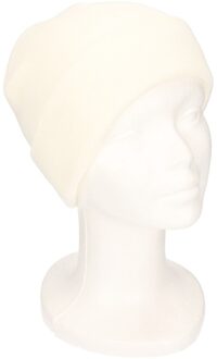 Myrtle Beach Basic winter muts voor kinderen - wit - Acryl