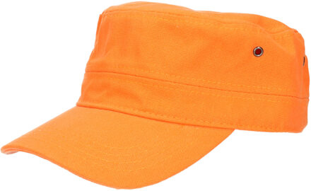 Myrtle Beach Militairy look rebel cap  Oranje