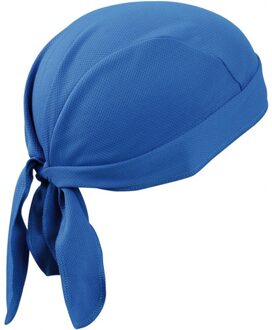 Myrtle Beach sport bandana - blauw - hoofddoek - polyester - volwassenen Kobalt blauw