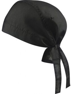 Myrtle Beach Zwarte bandana voor dames en heren uni 1