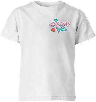 Mystery Inc Pocket Kids' T-Shirt - White - 98/104 (3-4 jaar) Wit - XS