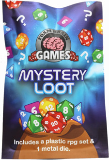 Mystery Loot - Plastic RPG Dice Set & Bonus Metal Die