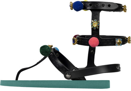 Mystique pompom bosgroen - 41-42