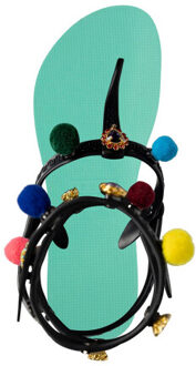 Mystique pompom mintgroen - maat 35-36