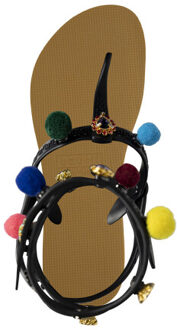 Mystique pompom oker Geel - 37-38