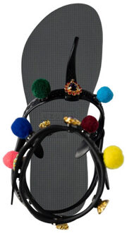 Mystique pompom zilver - maat 41-42