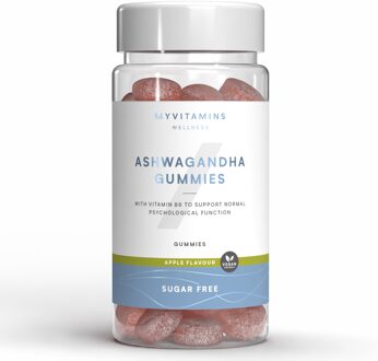 Myvitamins Ashwagandha gummies (60 gummies) - 60gummies - Red Apple (Sugar Free)