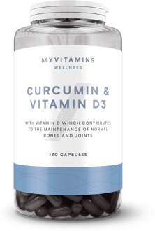 Myvitamins Curcumin & Vitamine D3 Capsules - 180Capsules