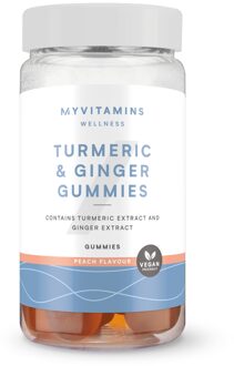 Myvitamins Kurkuma- en gembergummies - 60gummies - Perzik