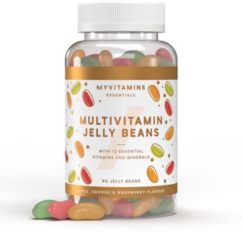 Myvitamins Multivitamin Gummies - 90gummies - Apple, Orange & Raspberry (Jelly Beans)