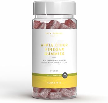 Myvitamins Suikervrije gummies met appelciderazijn - 60gummies - Sugar Free Apple