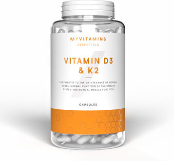 Myvitamins Vitamine D3 & K2-capsules - 30CAPSULES, 30servings