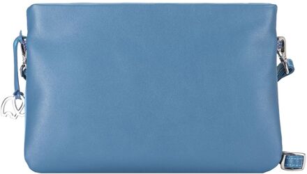 MyWalit Kyoto Small Clutch/Cross Body Bag liguria damestas Blauw - H 17 x B 25 x D 3 cm