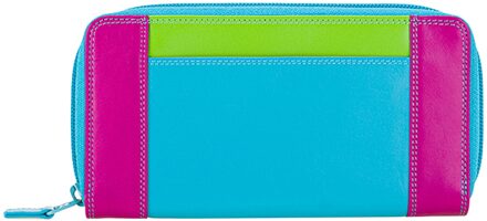 MyWalit Ladies Large Zip Wallet liguria Dames portemonnee Multicolor - 10 x 19 x 2