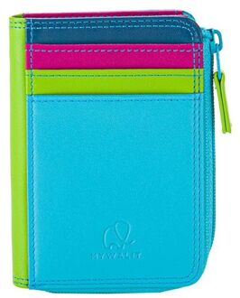 MyWalit Ladies Zip Purse ID Holder liguria dames portemonnee Multicolor - H 8 x B 11 x D 2 cm