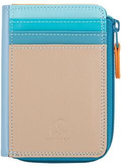 MyWalit Ladies Zip Purse ID Holder sardinia dames portemonnee Multicolor - H 8 x B 11 x D 2 cm