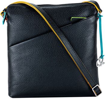 MyWalit Milano Vertical Crossbody black damestas Zwart - H 25 x B 24 x D 2 cm
