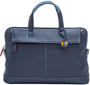 MyWalit Office Slim Workbag royal Blauw - H 26 x B 39 x D 6 cm