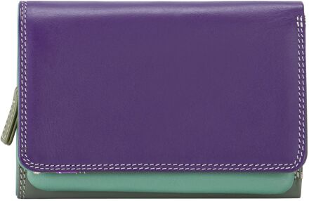 Mywalit Tri-Fold Purse Wallet orchid dames portemonnee Multicolor