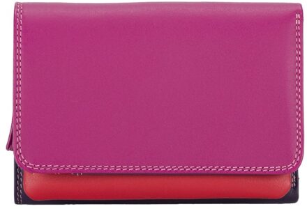 MyWalit Tri-Fold Purse Wallet sangria multi Dames portemonnee Multicolor