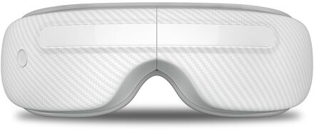 Mz Smart Airbag Trillingen Oog Massager Oogzorg Instrumen Verwarming Vouwen Muziek Verlicht Vermoeidheid En Donkere Kringen wit