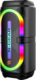 N-GEAR LGP24C - Bluetooth Speaker - Karaokeset - Partybox met Microfoon - Zwart