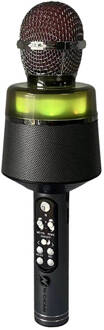 N-GEAR Star Mic - Bluetooth Karaoke Microfoon voor Kinderen - met Speaker & Verlichting - Draadloos - Space Grey Grijs