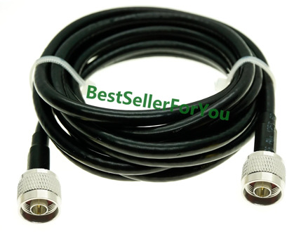 N Male to N Type Male connector RG58 RF Radio Test Jumper Patch Coax Cable