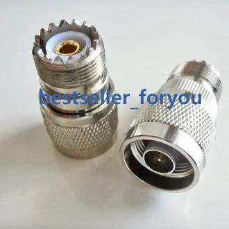 N Male to UHF SO-239 SO239 Female Jack Coax Straight RF Adapter Connector