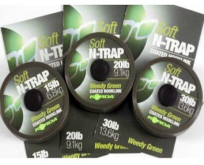 N-TRAP Semi -Stiff - Green - 15lb - 20m - Groen