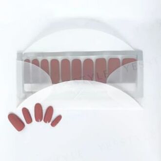 N10 - Coffee Milk Self-Adhesive Nail Polish Wraps 1 set