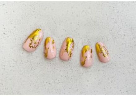 N18 Pink Flame Self-Adhesive Design Nail Polish Wraps 1 set