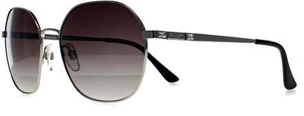 N1901 B zilver smoke spiegel zonnebril - maat