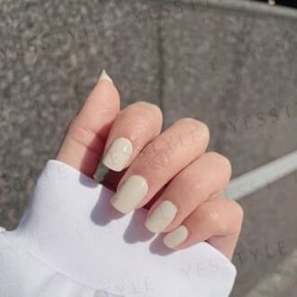 N27 - Milk Tea Journal Self-Adhesive Nail Polish Wraps 1 set