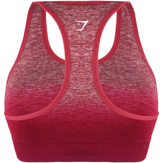 Naadloze Dames Ombre Burgundy Sportbeha Bourgogne