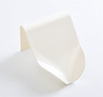 Naadloze Muur Gemonteerde Zeep Houder Drainage Opslag Afwerking Rekken Sterke Naadloze Stickers Gat-Gratis Zeepkist wit