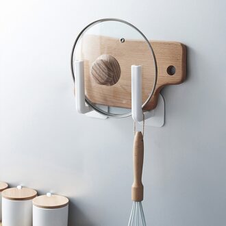 Naadloze Opknoping Pot Deksel Opbergrek Keuken Cover Houder Pan Snijplank Stand Rack Huishoudelijke Multifunctionele Organizer