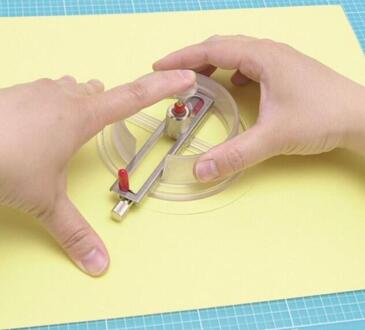 Naaien gereedschap Cirkel cutter speciale schaar papiersnijder kantoor 1.8 cm tot 17 cm diameter cirkel