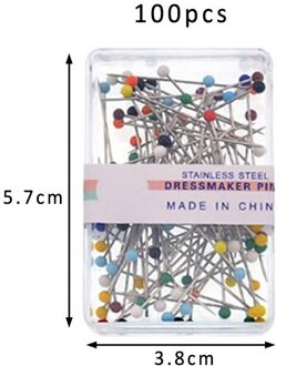 Naaien Gereedschap Plastic/Rvs Diy Dressmaking Pins Bloemisten Naaien Pin 3 Kleuren Voor Corsage Multi Purpose Parel Hoofd kleurrijk