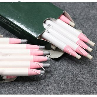 Naaien Marker Potlood Cut Stof Onzichtbare Kleermaker Krijt Voor Handwerken Naaister Craft Markering Pen Naaien Kleding Leer 1stk wit