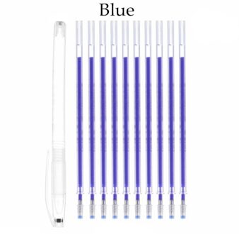 Naaien Tekening Lijnen Accessoires 1Set Warmte Wrap Vervagen Out Stof Markers Potlood Hoge Temperatuur Verdwijnen Marker Pennen 5BB5968 blauw
