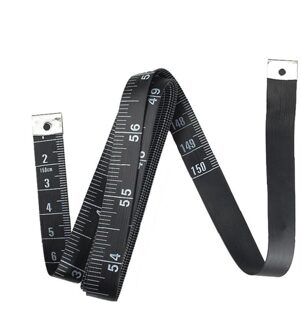 Naaister Tailor Heerser Zachte Meetlint Naaien Meten Tape Voor Naaien Tailor Meting Tape Zwart Naaien Accessoires